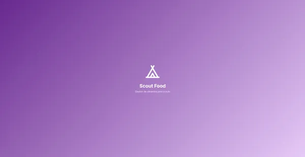 Screenshot of Sistema de Trazabilidad e Inventario de Alimentos — Campamentos project - Software